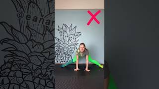 Middle Split Tutorial for Beginners #howto #flexibility #gymnast #easy #split #wow