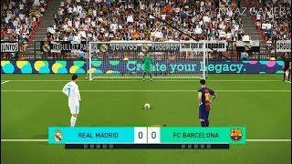 REAL MADRID vs FC BARCELONA | Penalty Shootout | PES 2018 Gameplay PC