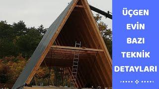 Technical details of the gable house / wooden house construction / Tiny House / A Frame House