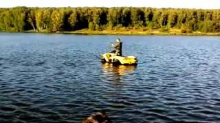 Плавающий квадроцикл, амфибия /Floating ATV, amphibian