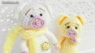 Амигуруми: схема Хрюшки. Игрушки вязаные крючком - Free crochet patterns.