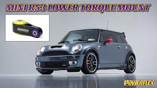 PFF5-125 Mini R53 Billet Lower Engine Mount and Bush Combo