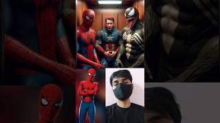 Superheroes stuck inside lift  All Marvel Dc Characters #avengers #shorts #marvel