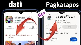 Paano Ayusin ang efootball 2024 na hindi tugma ang iyong device sa problema sa bersyong ito