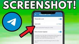 How To Take Screenshot in Telegram Private Channel