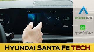 Media Screen in the Hyundai Santa Fe (2024 Model) | Apple CarPlay, Android Auto, Tricks and more!