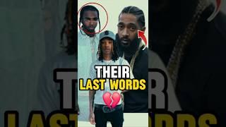 The Chilling Last Words of These Rappers Will Haunt You...  #Shorts