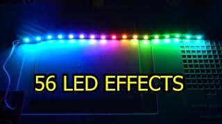 56 LED Effects for WS2812 LED Strip - Arduino Project