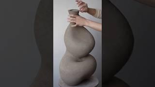 Coiling a Pot #pottery #ceramics