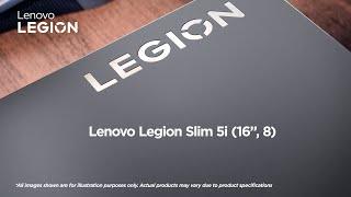 Lenovo Legion Slim 5i Gen 8 - The World’s Most Portable 16’’ AI - tuned Gaming Laptops