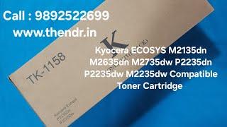 Kyocera ECOSYS M2135dn M2635dn M2735dw P2235dn M2235dw Compatible Toner Cartridge #thendr #kyocera