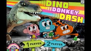 Gumball: Dino Donkey Dash (1P)  (No Level Skips) Speedrun