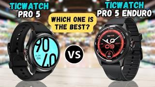 TicWatch Pro 5 vs TicWatch Pro 5 Enduro  | Full comparison 