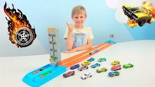 ЧЕМПИОН ГОНОК Hot Wheels - Какая машинка станет чемпионом? Hot Wheels Dragstrip Champion Playset