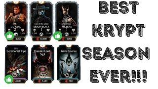 This is THE GREATEST Krypt Season EVER! Farm hearts NOW! MK Mobile