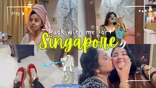 Michu Vlogs: Prep & Pack With Me For Singapore 