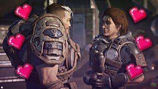 Gears Tactics - Gabe Diaz and Reyna Torres Romance // All Character Scenes