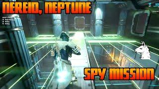 Let's Play Warframe (83) Nereid Neptune Spy Mission with Clean Extractions (No Alarms)