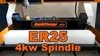 ER25 Automatic Tool Changer 4Kw spindle/RapidChange ATC