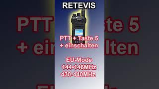 Retevis Ailunce #HA1UV Frequenzerweiterung #Freenet #PMR446