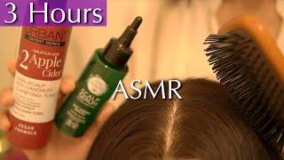 3 Hours of Relaxing ASMR Scalp Massage for Deep Sleep | No Talking