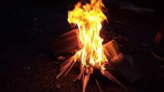 Slow Fire Relaxing at the River