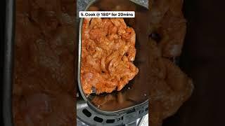 Easiest Chicken Meal Prep Air Fryer | High Protein Gym Meal prep or healthy eating to gain muscle