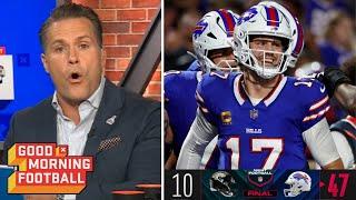 GMFB | "Josh Allen is the MVP!" - Kyle Brandt praises Bills QB shine 4 TD to beat Jaguars 47-10 Wk 3