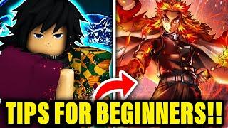 Roblox Demon Slayer RPG 2 - Tips For Beginners