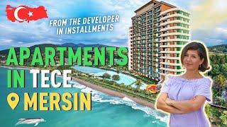 Buy an apartment in Tece Mersin with installment. Real estate in Mersin Turkey.