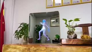 Square Mirror 3D Hologram Fan display