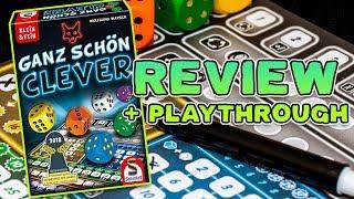 Ganz Schön Clever! / That's So Clever! Board Game Review & Playthrough