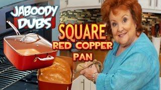 SQUARE Red Copper Pan Dub