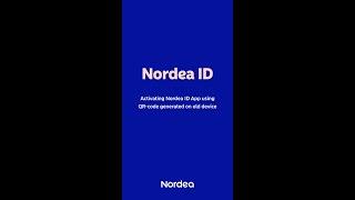 How to set up the Nordea ID app using a QR code | Nordea Pankki