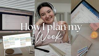 How I plan my week using clickup & quarterly planner