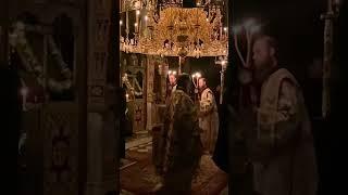 Beautiful Athonite Chanting With the Largest Piece of the Holy Cross - Xeropatamou Monastery