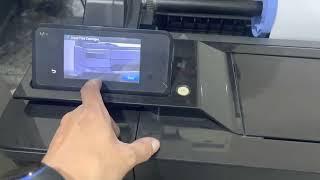 HP DESIGNJET T120 replacing new printhead @kopyatekniktv