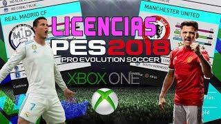 Licencias PES 2018 Xbox One - Real Madrid - Manchester United