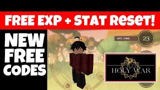 *NEW* SDS FREE CODES Holy War 3 gives Free EXP + Free Stat Reset  |  ROBLOX