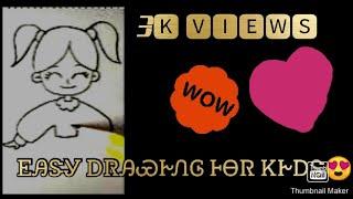 easy barbie doll drawing for kids