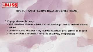 Effective Bigo Live livestream