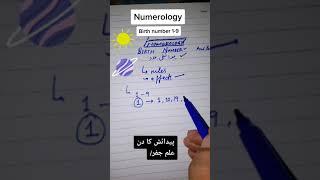 birth number Numerology. ilm Jaffar