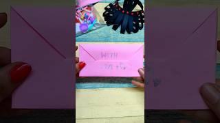 Envelope Making With Paper | NO GLUE | NO SCISSOR | NO TAPE |Paper Envelope | #shorts | #shortscraft