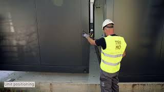 Installation of the modular compound Trimo MSS