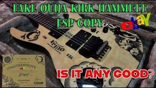 Kirk Hammett ESP Style OUIJA Guitar - The Best Quality Ebay Guitar  Yet?