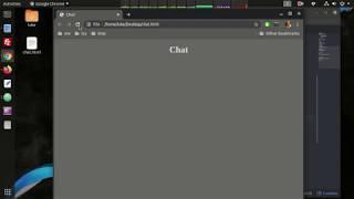 Basic HTML and JavaScript Chat Client - Part 1