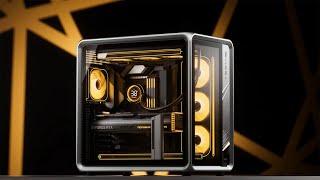 JONSPLUS/JONSBO BO400 ATX PC CASE ALUMINUM FRAME & BACK-CONNECT DESIGN
