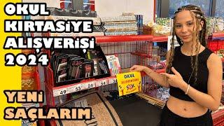 OKUL KIRTASİYE ALIŞVERİŞİ 2024 (Yeni Saçlarım) | Okula Dönüş - Işıl Güler & Babishko Family