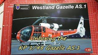 KP 1/48 Gazelle unboxing