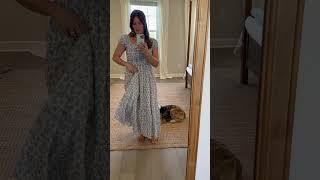 The Elodie dress try-on